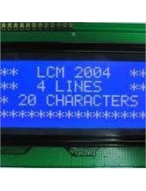4x20 Sol Üst Mavi LCD
