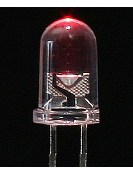 5MM ŞEFFAF KIRMIZI LED